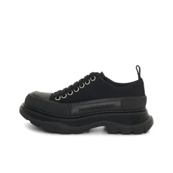 Alexander McQueen Tread Slick Lace Up 'Black' Women's