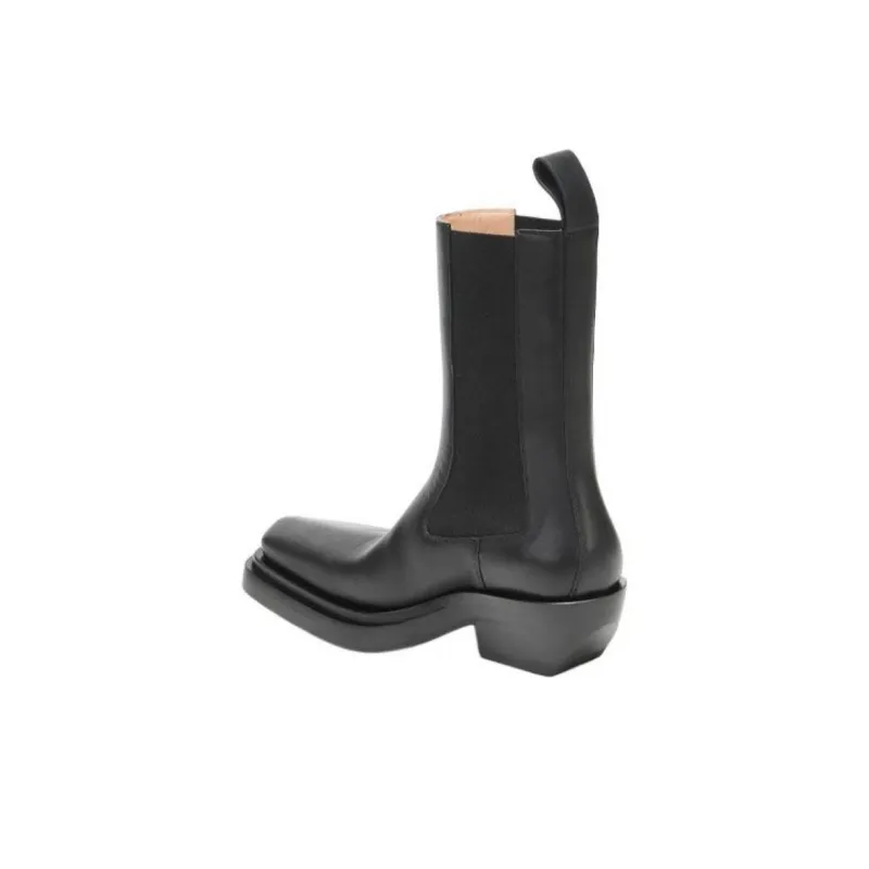 Bottega Veneta Short Chelsea Boots Women's Black-3