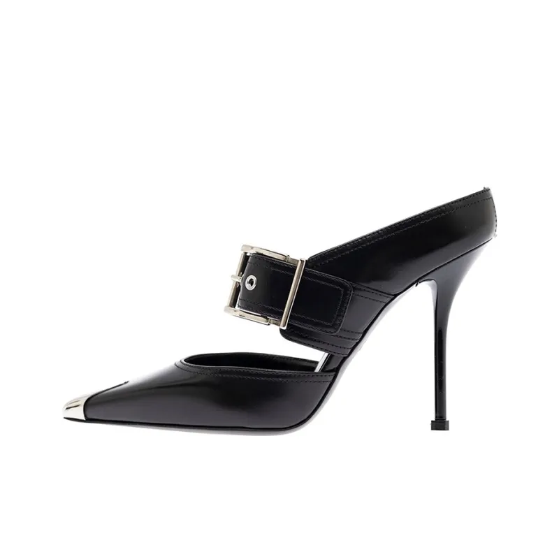 Alexander McQueen Buckle Detailed Pumps-0