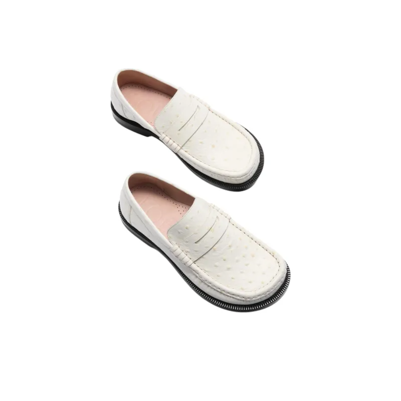LOEWE Campo Loafers Women's White-2