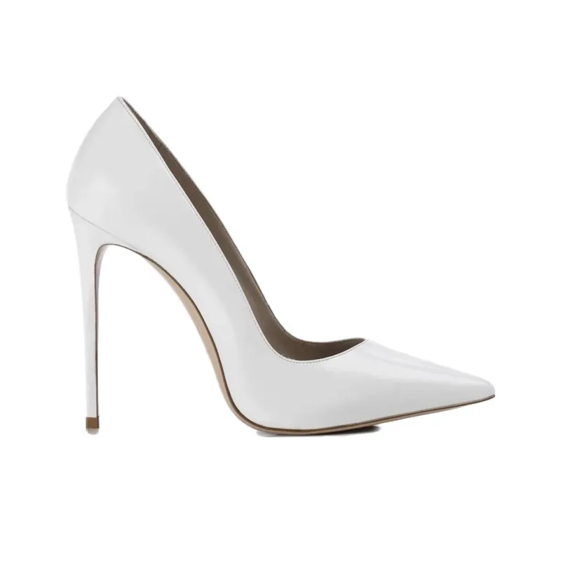 Le Silla Eva Slim Heel High Heels 12cm Women's White-1