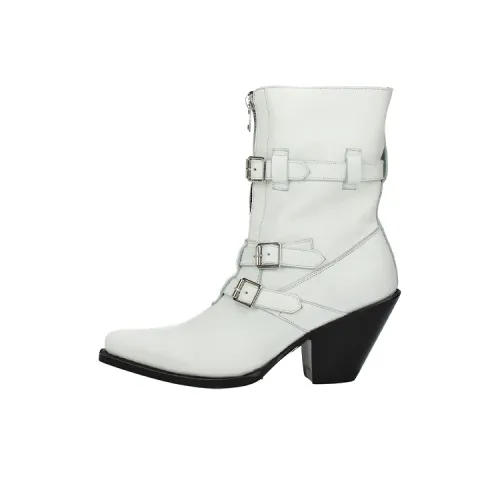 CELINE Ankle Boots Women's White