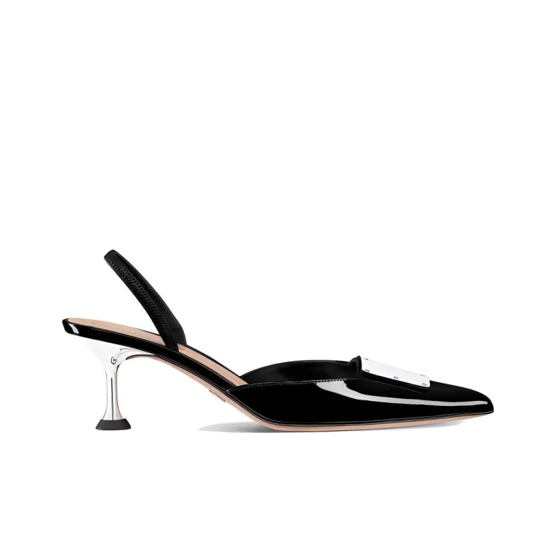 DIOR La Parisienne Dior Slim Heel High Heels Women's Black-1