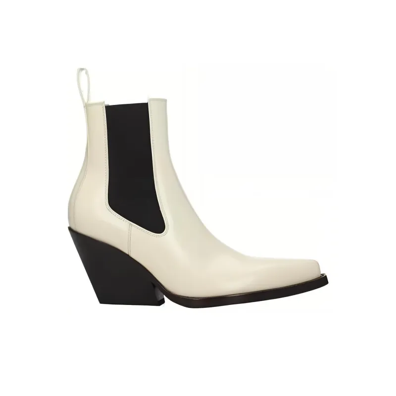 Bottega Veneta Ankle Boots Women's White-1