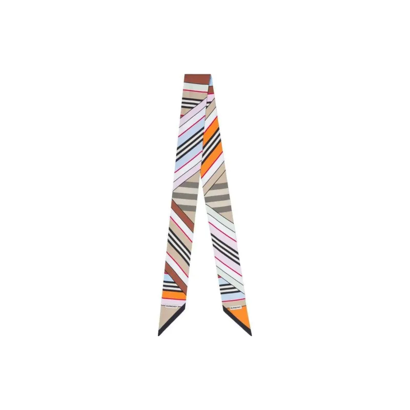 Burberry Silk Scarves Women's Multicolor-1