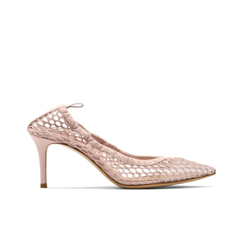 GIANVITO ROSSI Alisia Slim Heel High Heels 7cm Women's Pink-1