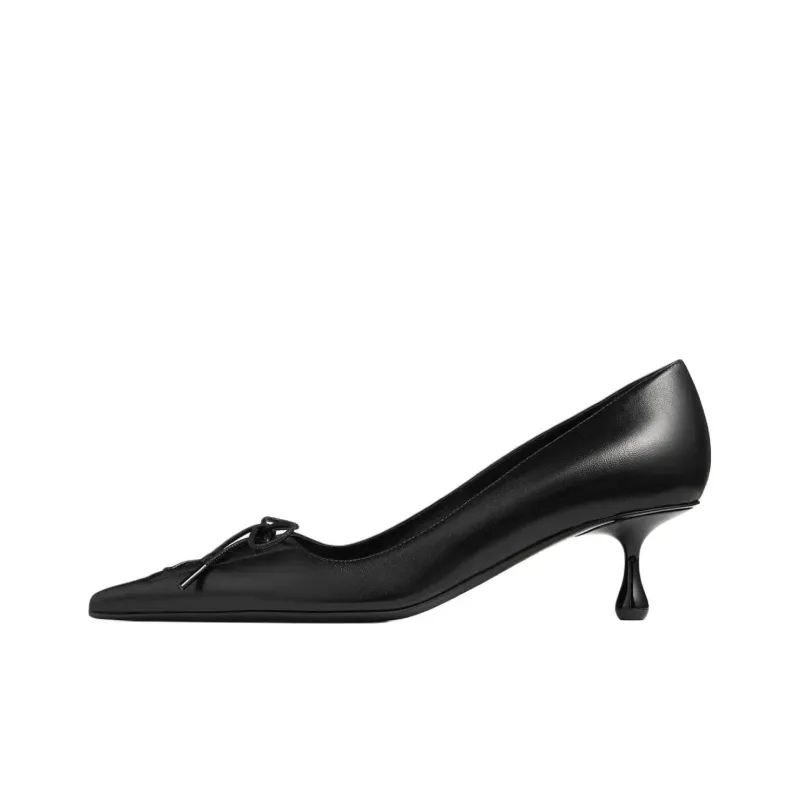 Jimmy Choo Scarlett Irregular Heel High Heels 5cm Women's Black-0