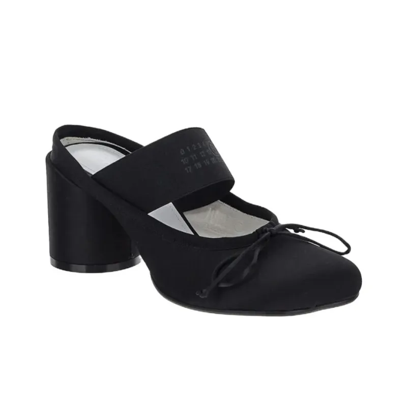 MM6 Maison Margiela Elastic Ballet Strap Pumps-2