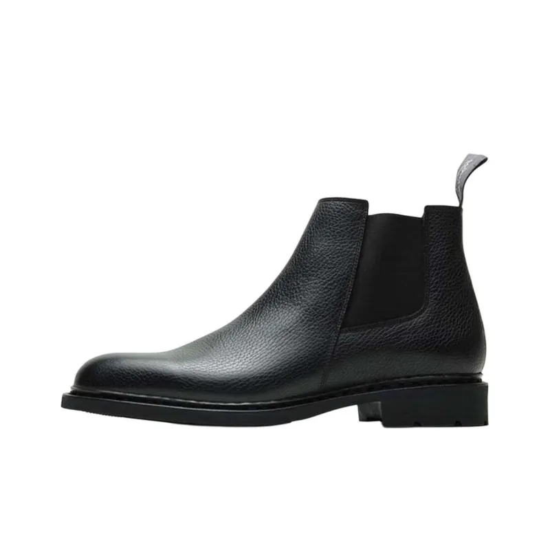 Paraboot Chamfort Short Chelsea Boots Men's Black-0