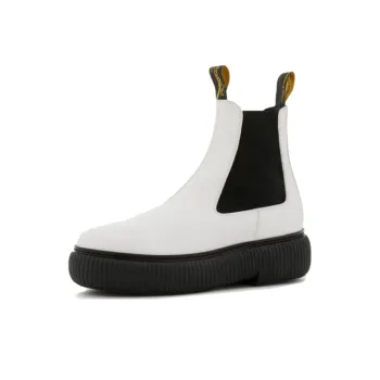 Lanvin Short Chelsea Boots Women's White