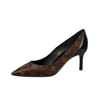 LOUIS VUITTON Chérie Slim Heel High Heels Women's Monogram Color