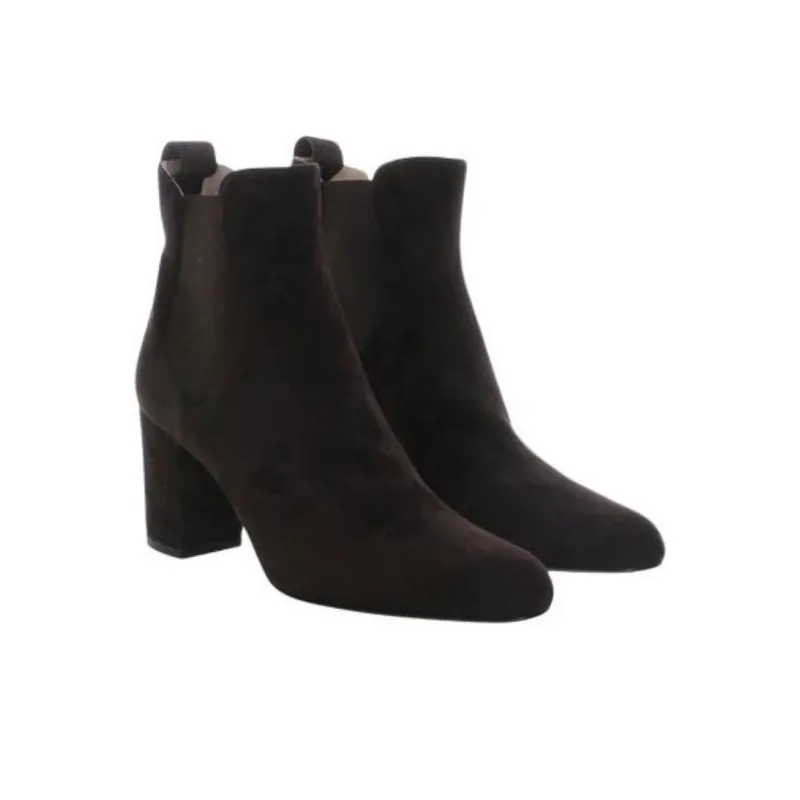 INES DE LA FRESSANGE Short Chelsea Boots 7cm Women's Brown-2
