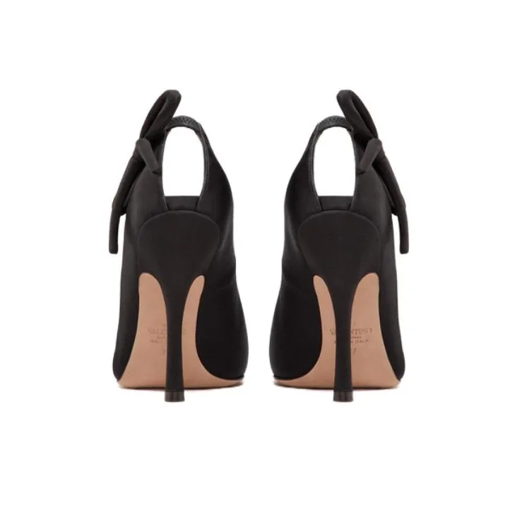 Valentino Bow Detailed Pointed Toe Pumps-3