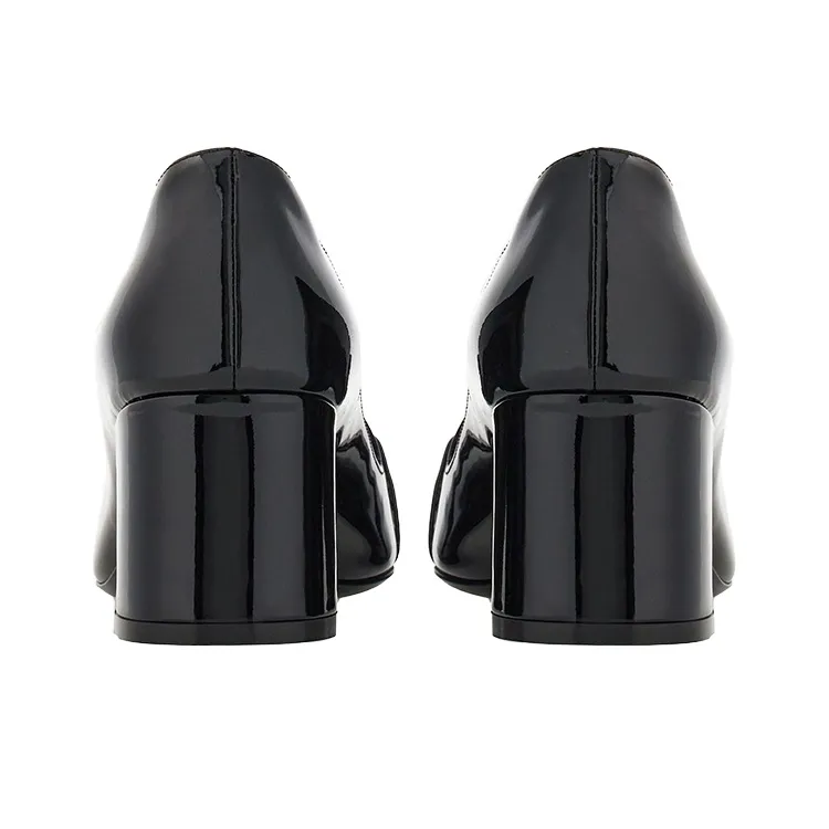 FERRAGAMO 60mm Gancini-buckle Leather Pumps-4