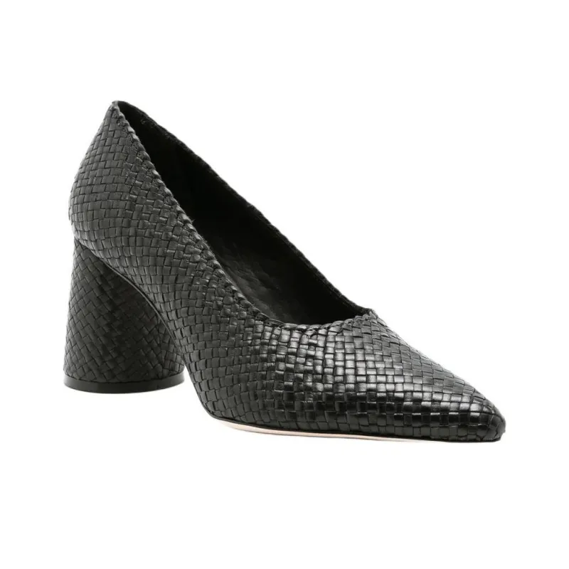 Sarah Chofakian Scarpin Liam Chunky Heel High Heels 6.5cm Women's Black-2