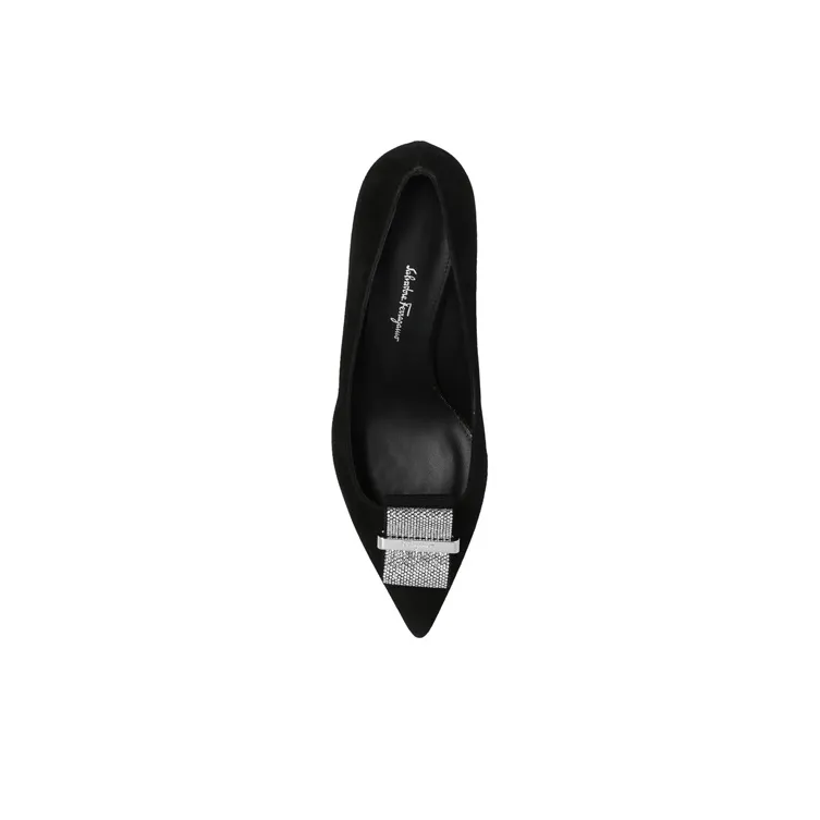 Ferragamo High Heels Women's Low-Top Black-3