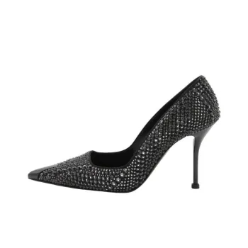 Alexander McQueen Embellished Pointed-Toe Pumps