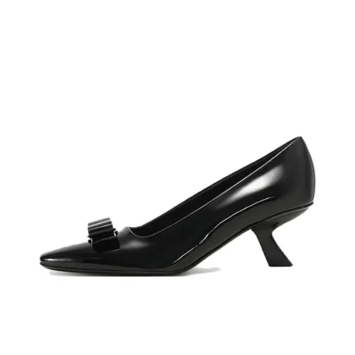FERRAGAMO Slim Heel High Heels 5.5cm Women's Black