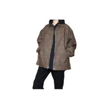 AMBER LIGHT Jackets Coats Unisex Coffee