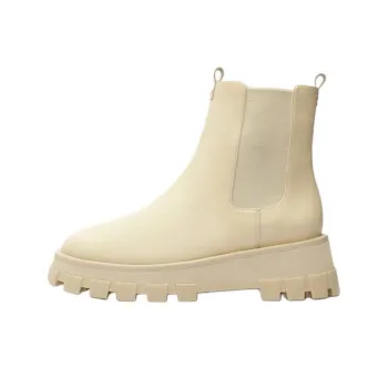 Schutz Tratorada Short Chelsea Boots 5cm Women's Beige