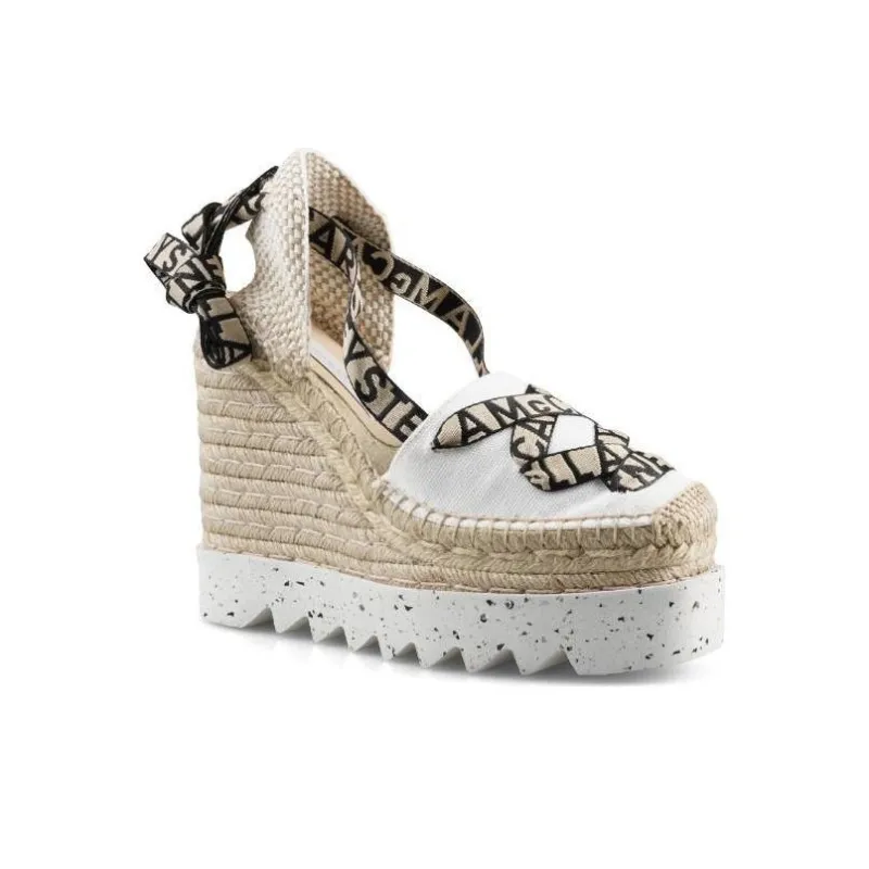 Stella McCartney Gaia 140mm Wedge Espadrilles-1