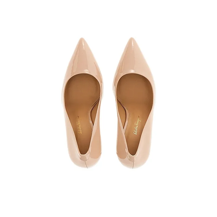 Ferragamo High Heels Women's Low Top Pink-2