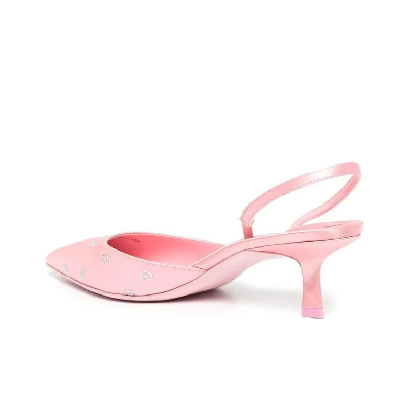 Alexander Wang Delphine Slim Heel High Heels Women's Light Pink-3