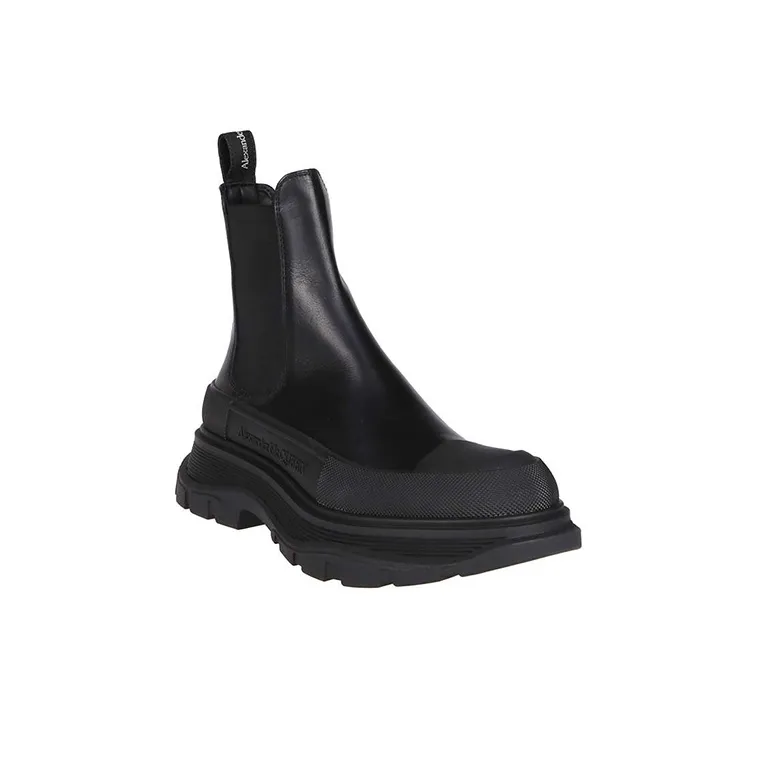 Alexander McQueen Chelsea Tread Ankle Boot Black Women's-2