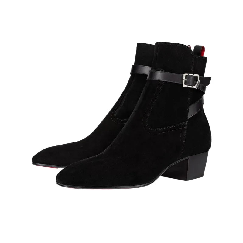 Christian Louboutin Rosalio Jodhpur Pointed Toe Boots-2