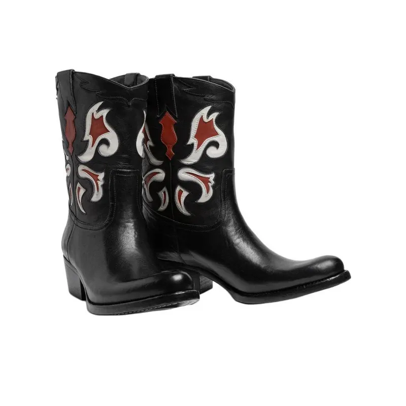 SARTORE Ankle Boots 4.5cm Women's Black-3