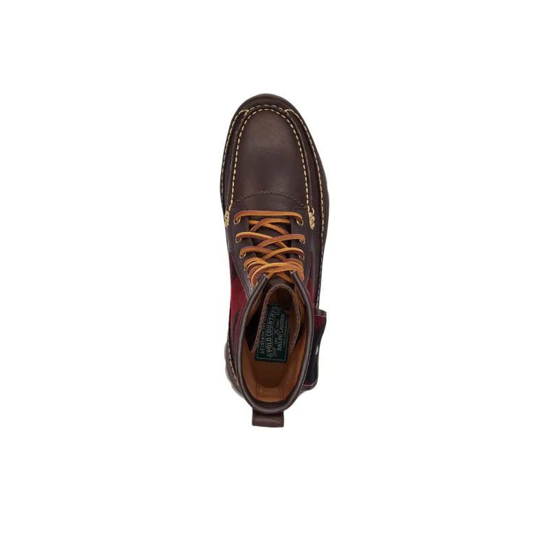Polo Ralph Lauren Ankle Boots Men Brown-3