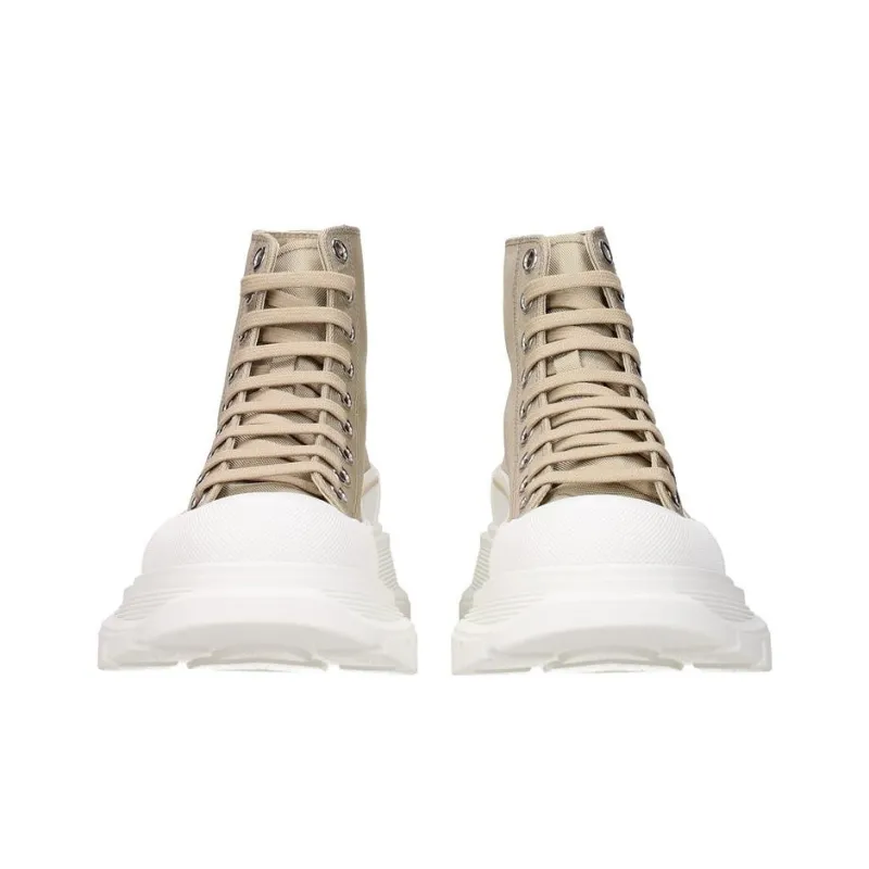 Alexander McQueen Tread Slick Boot Beige White Women's-4