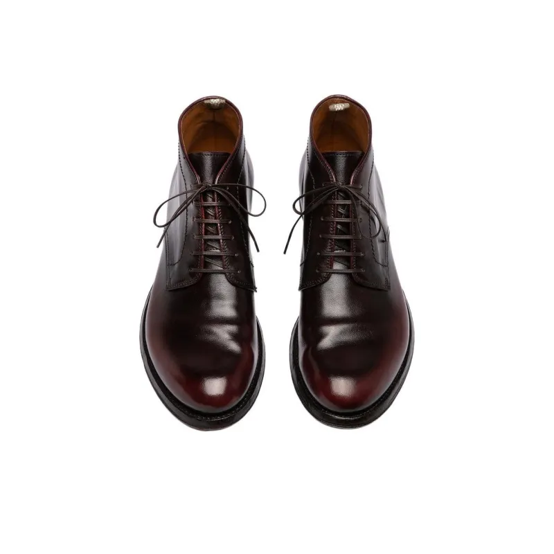 Officine Creative Anatomia Ankle Boots 3cm Men's Burgundy-4