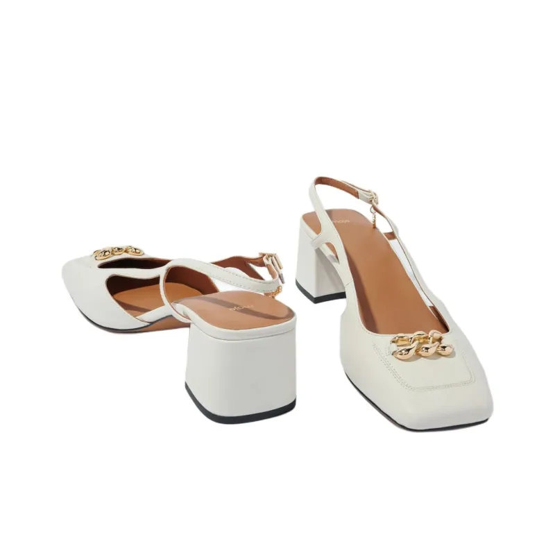 Maje High Heels 5.5cm Women's White-3