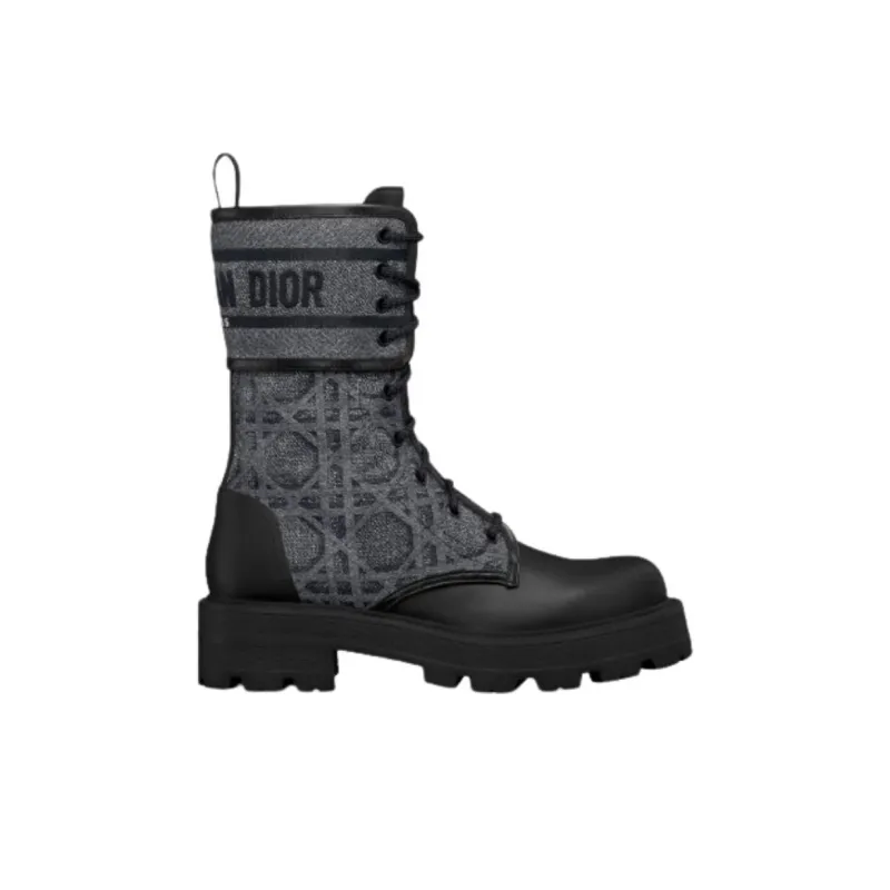 DIOR D-Major Ankle Boots Women's Black-1