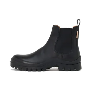 Hender Scheme Side Gore Short Chelsea Boots Unisex Black