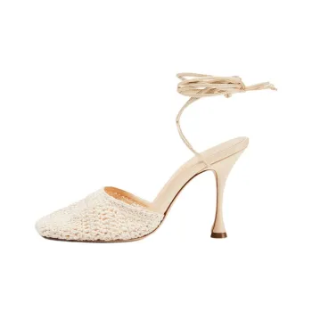 MAGDA BUTRYM Slim Heel High Heels 10.5cm Women's Beige