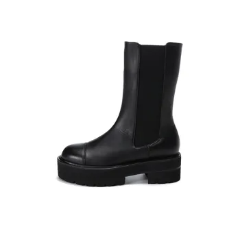 Stuart Weitzman/SW Mid Calf Boots 5cm Women's Black