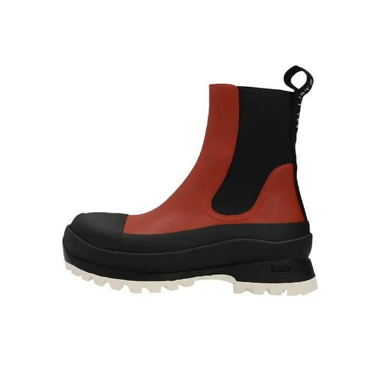 Stella McCartney Trace Chelsea Boots, Women's 6.5cm Women's Brown Black-0