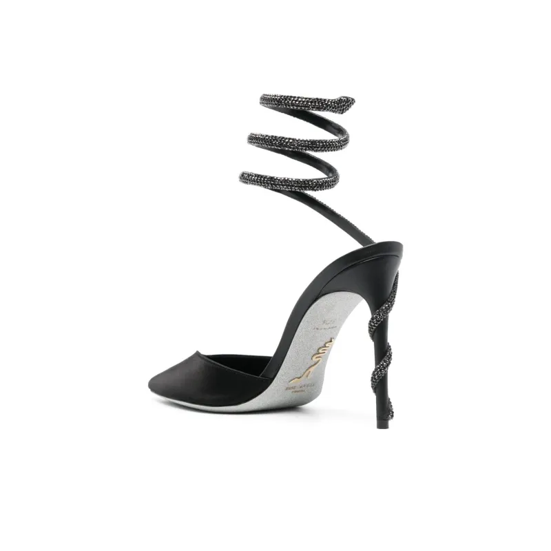 René Caovilla Margot 80mm Crystal-embellished Pumps-4