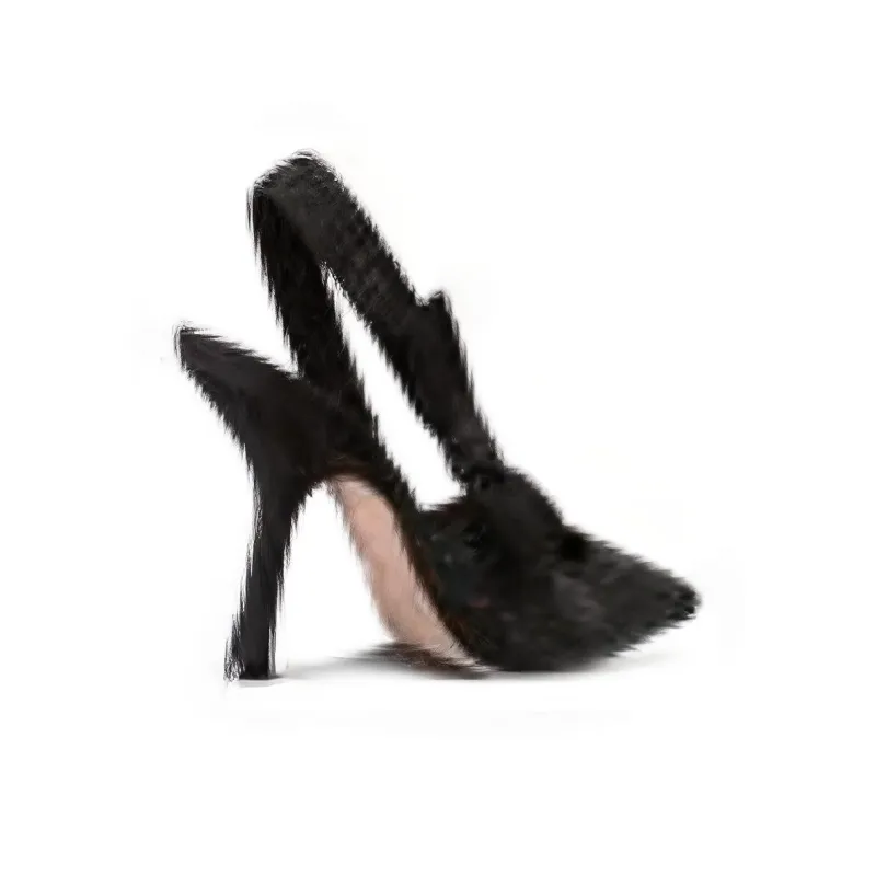 DIOR J'Adior Slim Heel High Heels Women's Black-4