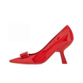 FERRAGAMO Vara Bow 85mm Patent Leather Pumps