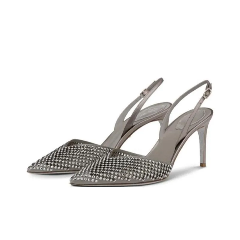 René Caovilla Strass-embellished Sandals-3