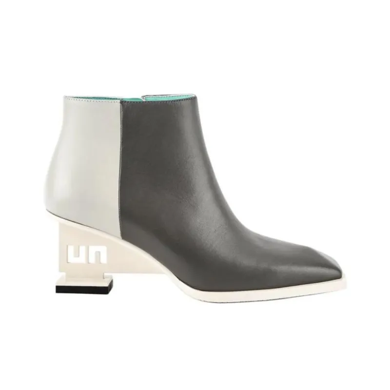 UNITED NUDE Un Bootie Mid Ii Ankle Boots 6.5cm Women's Dark Gray-1