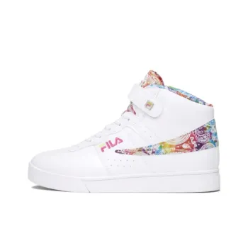 FILA Vulc 13 Anti Slip Wear Resistant Mid Top Skateboard Shoes Women's White