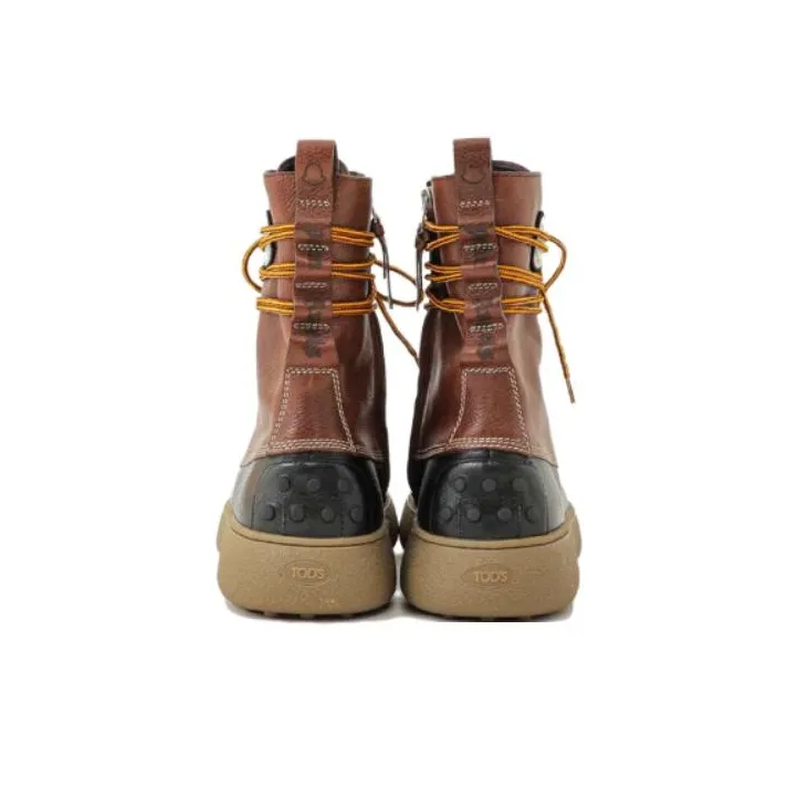 Moncler Genius Moncler X Palm Angels Logo Patchy Lace Up Boots-3