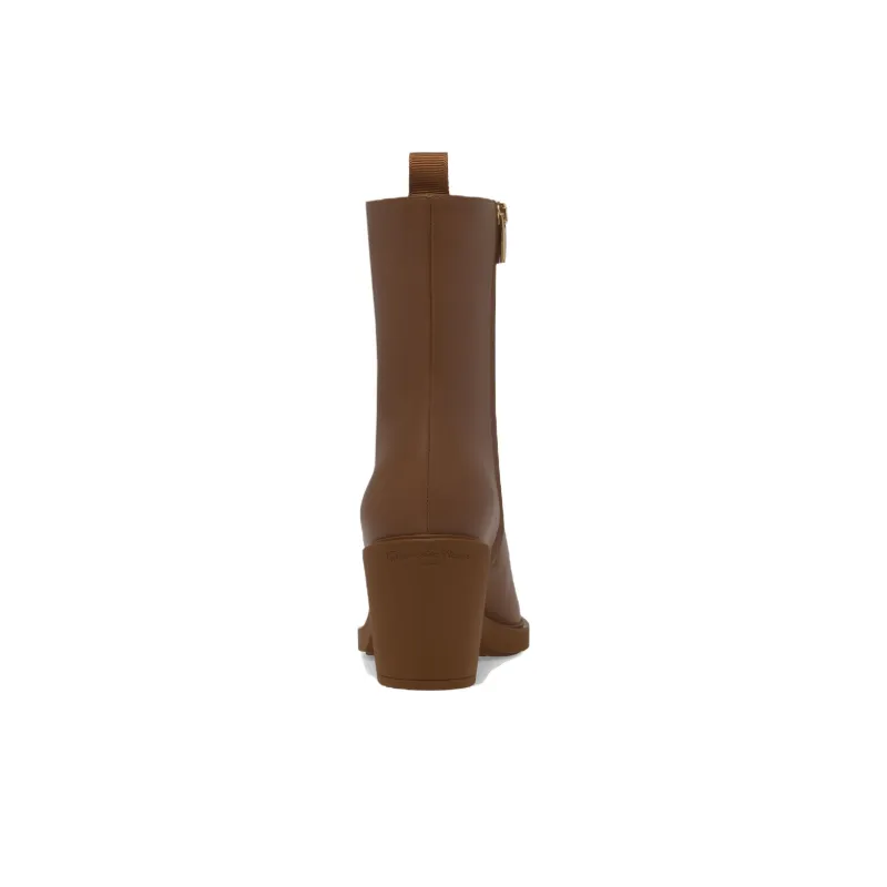 GIANVITO ROSSI Dylan Ankle Boots Women's Brown-4