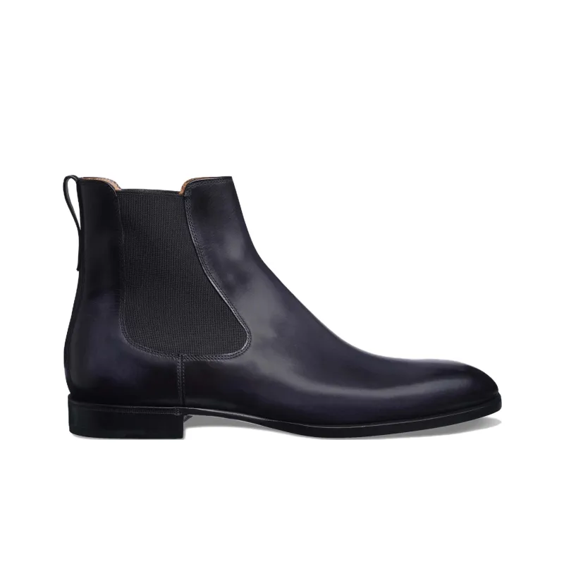 BERLUTI Short Chelsea Boots Men's Black-1
