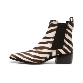 TORY BURCH Zebra print Leather Boots