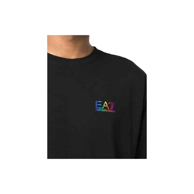 EMPORIO ARMANI EA7 SS23 T Shirt Men's Black-4